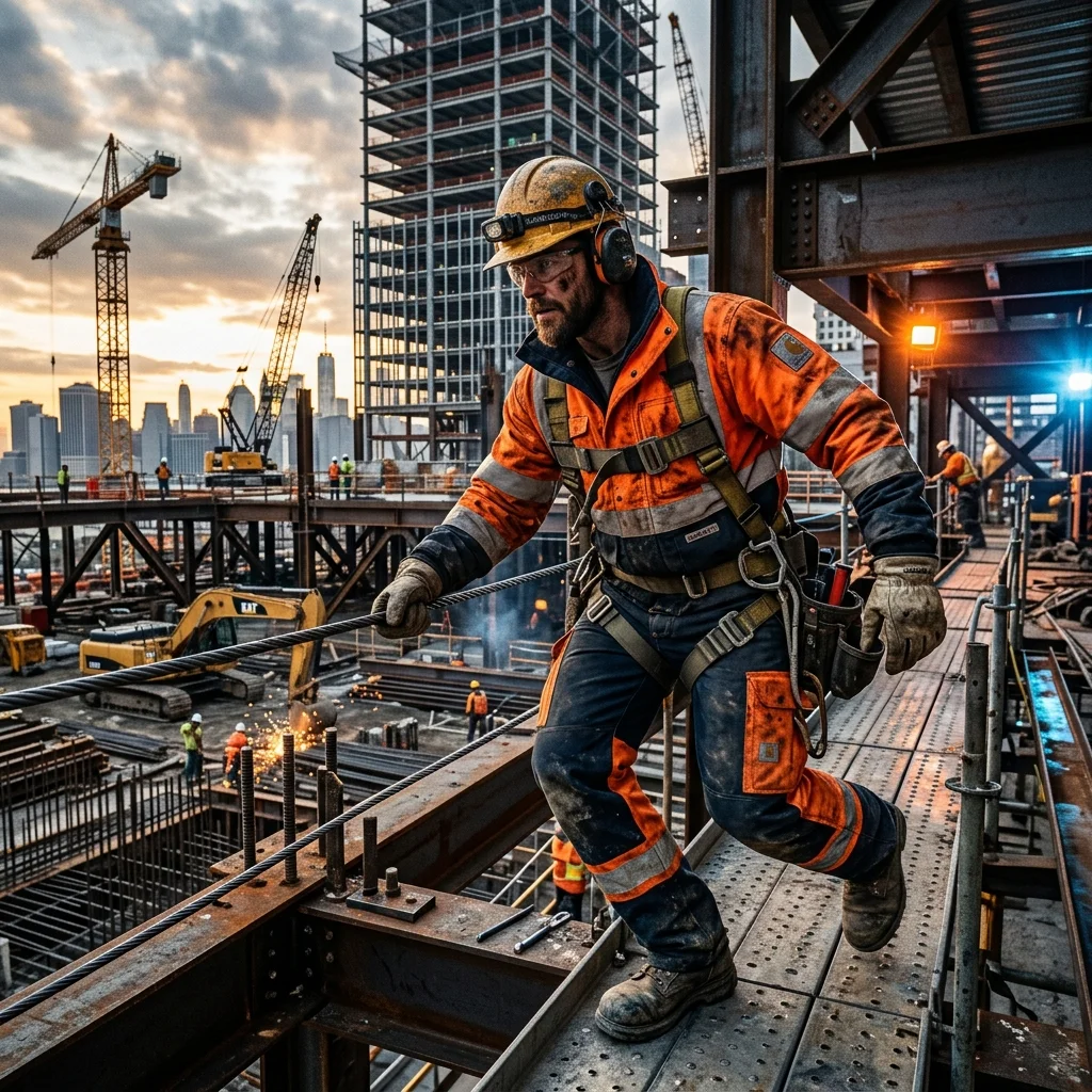 Real estate project supervisors and site builders in QPROTEK uniform