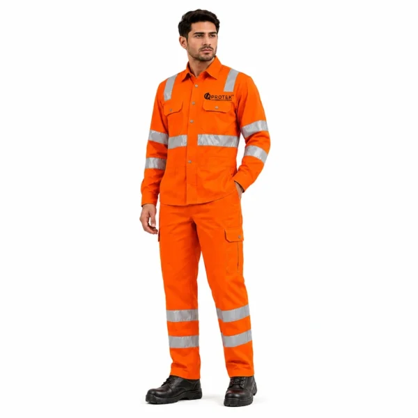 High Visibility Reflective Coverall